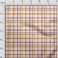 thumbnail image 2 of oneOone Cotton Jersey White Fabric Madras Check Sewing Material Print Fabric By The Yard 58 Inch Wide, 2 of 4