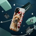 thumbnail image 3 of DistinctInk Tough Case for Apple iPhone 14 PLUS (6.7" Screen), Compatible with MagSafe Charging - Valentine's Day Norwich Terrier, 3 of 6