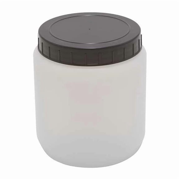 HDPE CYLNDRCL JAR W/CAP 1000ML,PK10 226415-1000