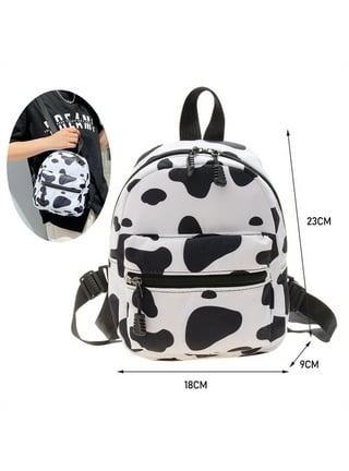 Mini Cow Print Backpack Keychains! White/Black and Pink/Black! MOQ 3