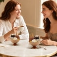 thumbnail image 5 of Ice Cream Bowls, Stainless Steel Dessert Cups, Stainless Steel Pedestal Dessert Bowl, Footed Cocktail Serving Bowl, Metal Rustproof Food Grade Cups, Easy Clean Ice Cream Cups 1Pcs, 5 of 9