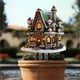 thumbnail image 4 of Adornos navideños, regalos navideños, estacas de acrílico para jardín, casa navideña, plantas en maceta para interior y exterior, patio y patio. Plantación en maceta., 4 of 8
