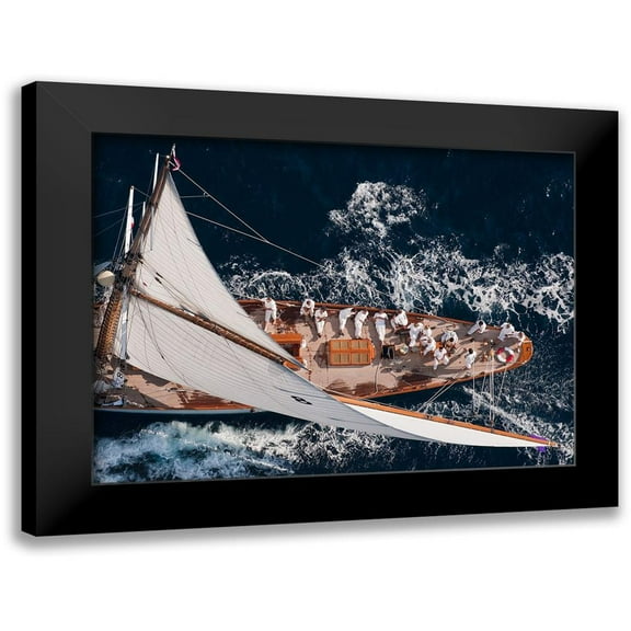 Pelissier, Marc 14x11 Black Modern Framed Museum Art Print Titled - Above Moonbeam