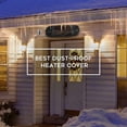 thumbnail image 2 of 210D Waterproof Heater Cover for Wall Mounted Patios Heavy Duty Protection, 2 of 9