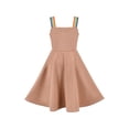 thumbnail image 2 of Girls Dress Rainbow Raindrop A-line Strip Suspender Swing Sundress 4 Years, 2 of 8