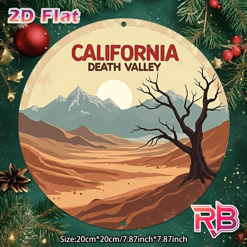 Round Metal Sign