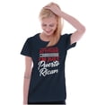 thumbnail image 3 of Puerto Rican PR Pride Se Levanta Womens Slim Fit Graphic Tee Brisco Brands L, 3 of 5