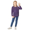 thumbnail image 2 of Cooraby 5 Pack Girls Long Sleeve Tees Girls' Soft T-Shirts Kids Basic Crewneck T-Shirts Top for Teen Youth Girls, 2 of 9
