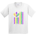 thumbnail image 3 of Inktastic Mardi Gras Flag 2 Youth T-Shirt, 3 of 5