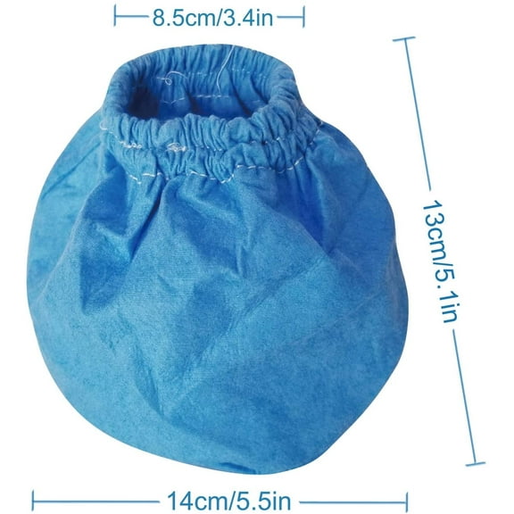 Replacements For Vacmaster VRC2 2.5 Gallon Cloth Vacuum Filter, Also Fits for Hy.per Tough 1.5 Gallon VH105 3502, 3 Pack