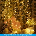 thumbnail image 3 of TORCHSTAR 200 LED Copper Wire String Lights, Mini LED String Lights for Bedroom, Christmas, Battery & USB Operated, Warm White, 3 of 7