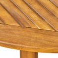thumbnail image 5 of GDF Studio Wentworth Outdoor Acacia Wood Circular Round Dining Table Teak, 4 Person, 5 of 9