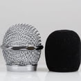 thumbnail image 3 of Injueey Microphone Mesh Head Portable Detachable Reusable Universal Concert Heads Accessories Mic Glossy Component Washable Part Type3 NO3, 3 of 6