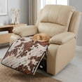 thumbnail image 3 of Kuiaobaty Cow Print Recliner Chair Covers Soft Quilted Armless Sofa Cushion Slipcover, Easy to Install Anti-Slip Furniture Protector for Lounge Room, 3 of 7