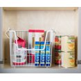 thumbnail image 4 of Contemporary Home Living 10" x 12.5" White Large Metal Rectangular Basket, 4 of 5