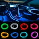 thumbnail image 2 of Tira de luces LED decorativas para interior de coche, 10 m, 1 m, 3 m y 5 m, con cableado de neón, para bricolaje, luz ambiental flexible, USB, para fiestas, diodo, 2 of 5