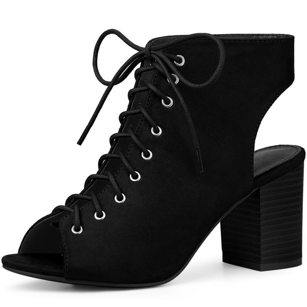 Peep toe slingback clearance boots