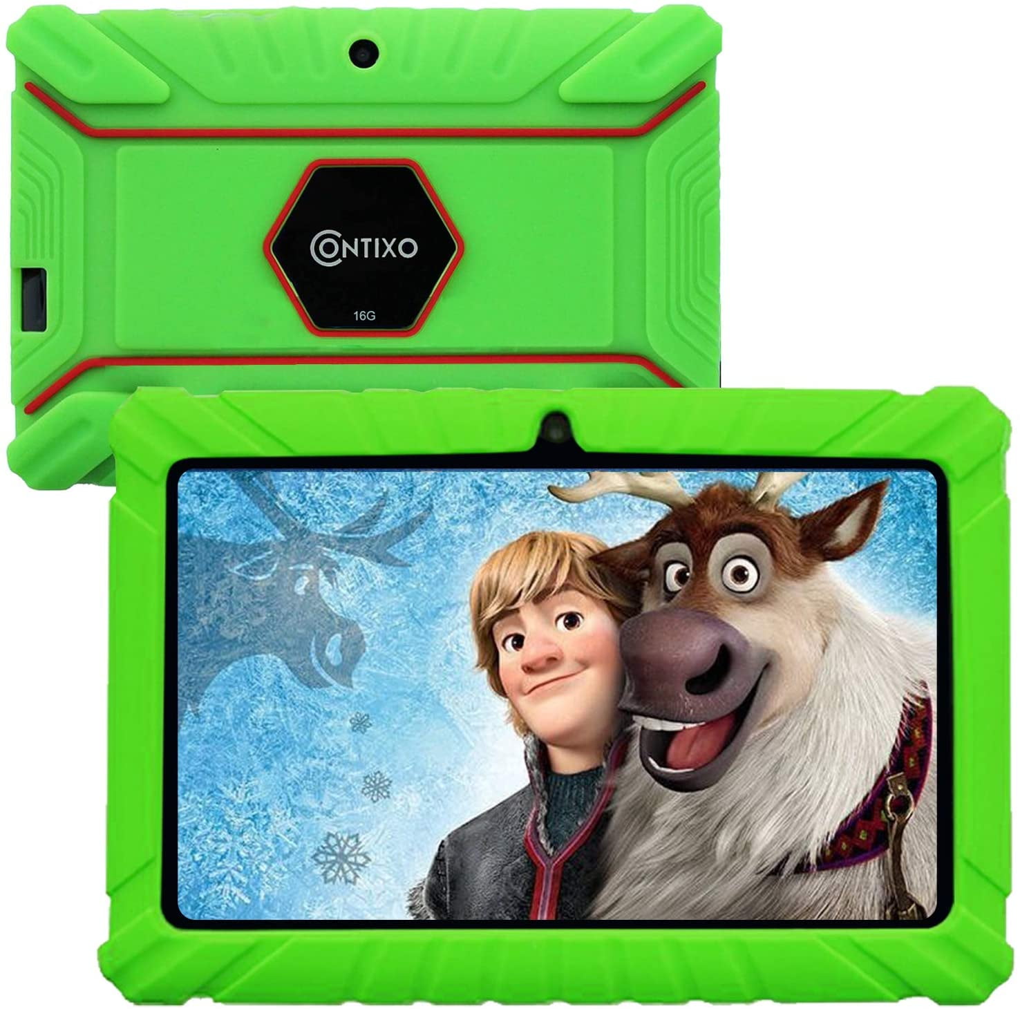 contixo 7 kids tablet 16gb wifi android tablet for kids bluetooth parental control pre installed learning tablet apps for toddlers children kid proof