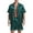 Green, variant on Men Satin Silk Pajamas Sets Short Sleeve Sleepwear Button-Down PJs Sets Two-Pieces Loungewear with Pockets