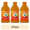 (3 pack) V8 Peach Mango 100% Fruit and Vegetable Juice, 46 fl oz Bottle