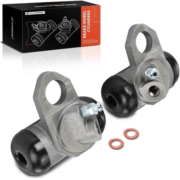 A-Premium Front Drum Brake Wheel Cylinder Compatible with Select Chevrolet Models - Impala 1965-1970,Caprice 1966-1970, Bel Air 1965-1970, Biscayne 1965-1970, Brookwood, Kingswood, Townsman, 2-PC Set