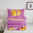 thumbnail image 5 of Manfei Softball Gamer King Size Comforter Sets,Ball Sport Comforters King Size,Pink Reversible,3 Pieces,1 Comforter and 2 Pillowcases, 5 of 7