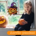 thumbnail image 5 of HaiSphere Fall Decorations for Home Acrylic Pumpkin-Hanging Ornament for Halloween Decorations, Halloween Party Decorations, Pumpkin Decorations, Window Wall Accent Piece, 5 of 7