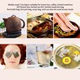 thumbnail image 2 of 100Pcs/Lot Teabags Lightweight Empty Square Cooking Spice Scented Tea Bags with Seal Filter Paper Natural Drawstring Herb Pouch 100pcs 5x7cm, 2 of 9