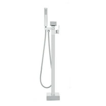 KFFKFF Freestanding Bathtub Faucet Floor Standing Bathroom Two Modes 360?? for Bathing