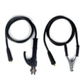thumbnail image 1 of Pinzas para soldar de cobre con cable de 1.5m - Juego de pinza porta electrodo y pinza de tierra, capacidad 300A, color negro/plateado, incluye 2 piezas., 1 of 6