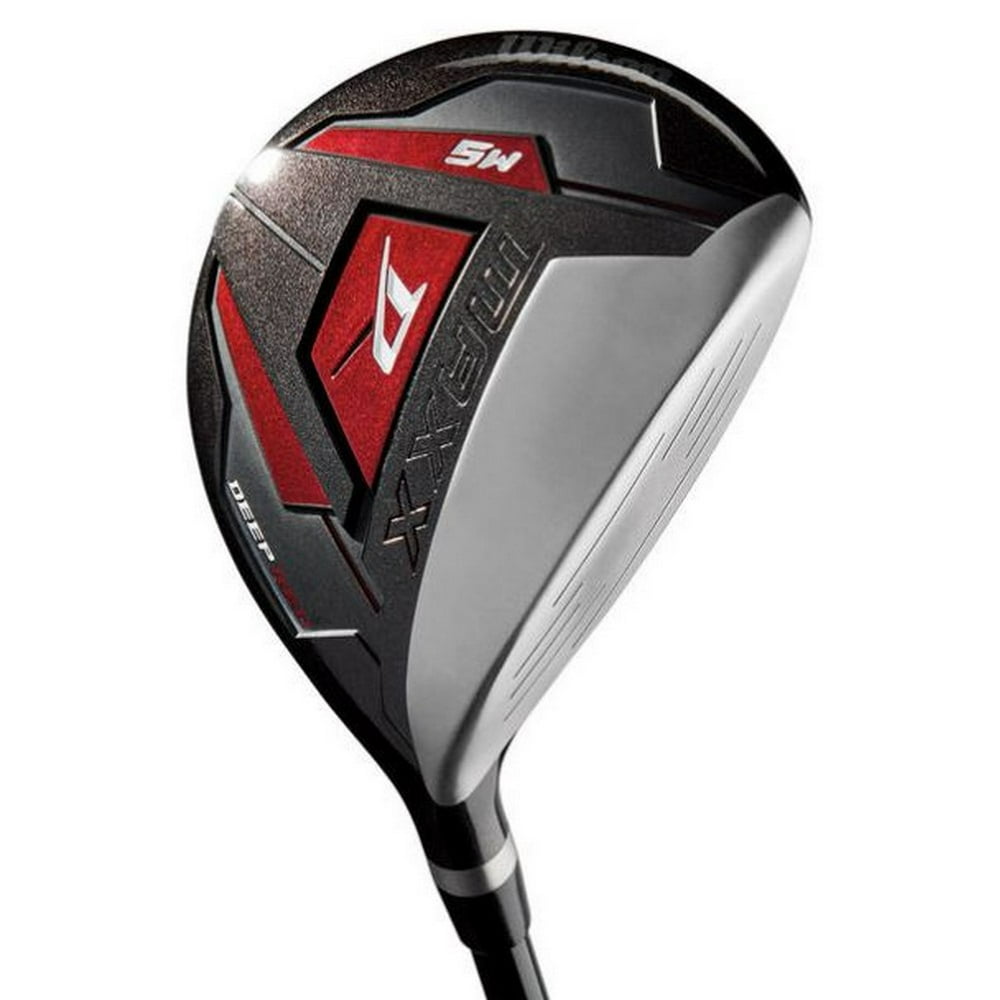 Wilson Mens Deep Red Maxx Titanium Matrix 5 Fairway Wood Golf Clubs