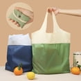 thumbnail image 2 of Bolsa de compras impermeable con protección del medio ambiente, bolsa de compras plegable portátil, almacenamiento, bolsa de tela de gran capacidad, 2 of 6