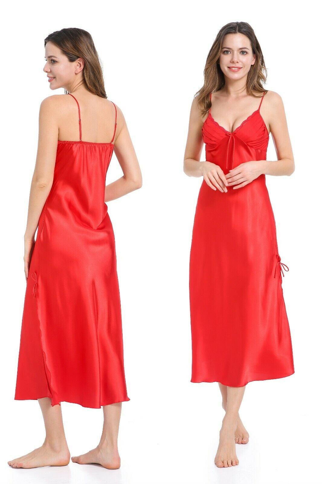 long red nightgown