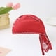thumbnail image 3 of Revestimiento para la cabeza Yinane Algodón Unisex Durag rojo, 3 of 8