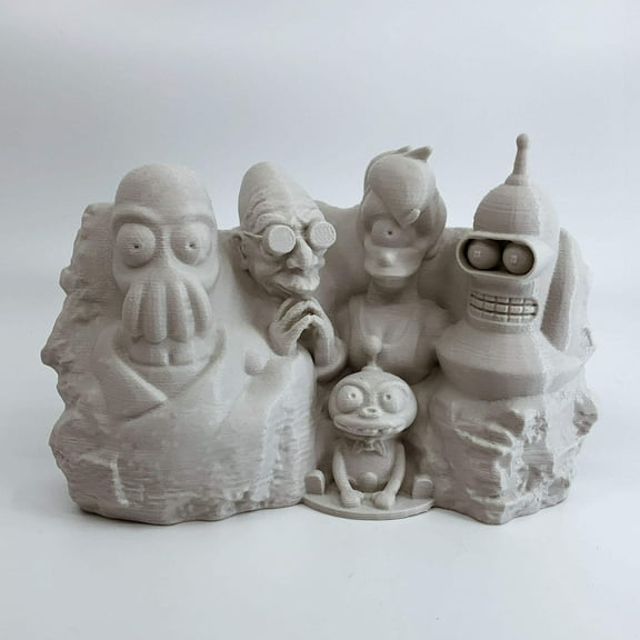 Futurama | Mt. Rushmore | Desert Sand | 3 Sizes Available