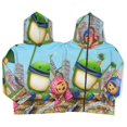 thumbnail image 4 of Team Umizoomi Full Zip Hoodies Hooded Long Sleeve Jacket Lightweight Sweatshirt Warm Winter Coats S, 4 of 6
