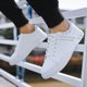 thumbnail image 4 of Zapatillas de deporte para Hombre, zapatos planos blancos de lujo para primavera y otoño, calzado deportivo informal para exteriores, calzado ligero para caminar, Tenis para Hombres 2024, 4 of 4