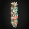 thumbnail image 4 of American Art Decor Metal LED Surf Shop Rentals Surf Lessons & Good Vibes Marquee Sign - 25" x 7.5 x 3", 4 of 6