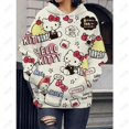 thumbnail image 1 of Chandail à Capuchon pour Femmes T-Shirt à Imprimé Hello Kitty Automne Mode à Capuche Chandail Décontracté Moderne 2023 Aguichant Chandail à Capuchon à Imprimé Léopard, 1 of 7