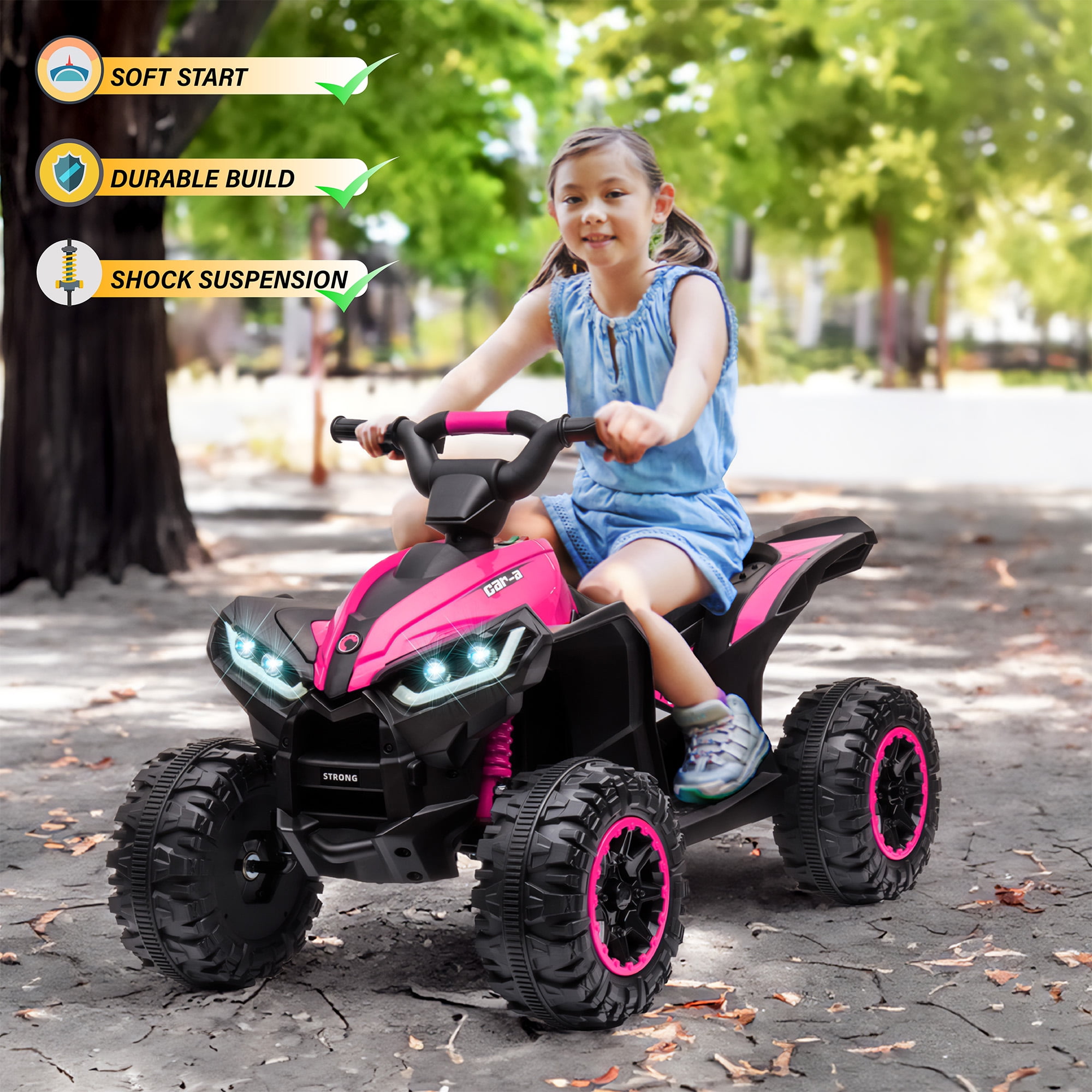 VOLTZ TOYS 12V ATV Off-Road Ride On Car Toy for Kids with