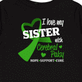 thumbnail image 4 of Inktastic I Love My Sister with Cerebral Palsy Boys or Girls Long Sleeve Toddler T-Shirt, 4 of 5
