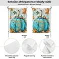 thumbnail image 2 of YladaFaie Fall Pumpkin Blue Autumn Thanksgiving 12.5x18 Inch Garden Flags Double Sided for Outside Yard Flags Garden Decor,Fall Watercolor Bird Garden Flag, 2 of 7