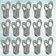 thumbnail image 4 of EeaseMX 25 pinzas de plástico para toallas, de colores brillantes, multiusos, resistentes al viento, para tendedero (gris), 4 of 7