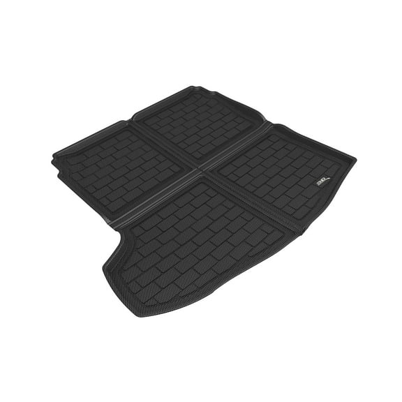 3D MAXpider Custom Fit Kagu Black Cross Fold Cargo Liner Compatible with Mazda Mazda3 Sedan 2019-2025 - Cargo Liner