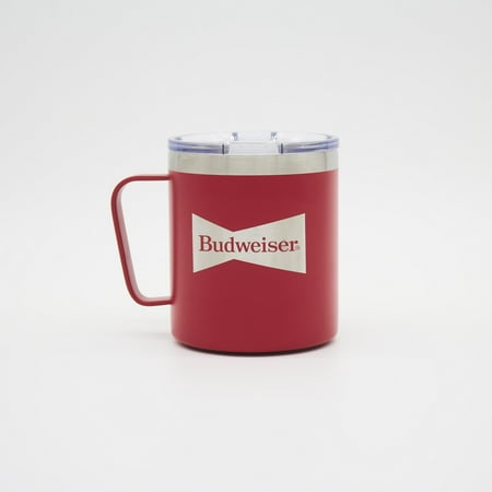 

Budweiser Mug with Handle 14oz Insulated Stainless Steel Reusable Coffee or Beer