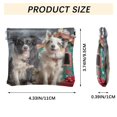thumbnail image 3 of PU Leather Coin Purse Wallet Compact Water-Resistant Card Cases Money Organizers Dogs and Doghouses, 3 of 7