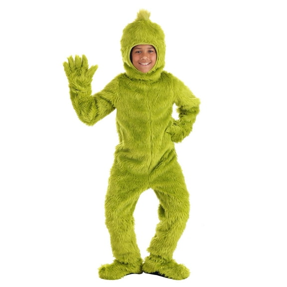 Kid's Dr. Seuss Grinch Open Face Costume