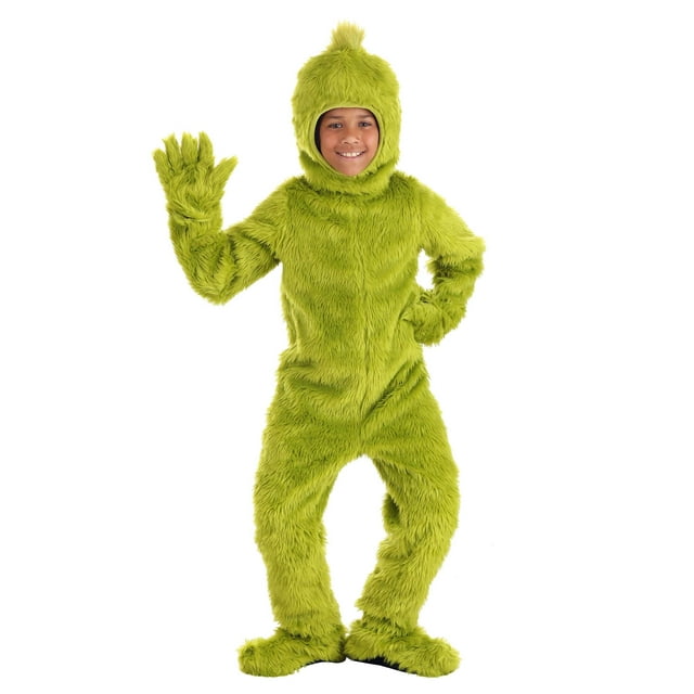 Déguisement Visage Ouvert Dr. Seuss Grinch pour Enfant