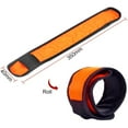 thumbnail image 2 of 7PCS LED Light Up Band Slap Bracelets Night Safety Wrist Band For Running Riding Walking Concert Party Camping Outdoor Sports With 8 Extra Button Battery, 2 of 7