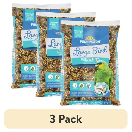 (3 pack) Pennington Large Bird Blend 3 Pounds